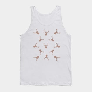 Deer pattern - brown. Tank Top